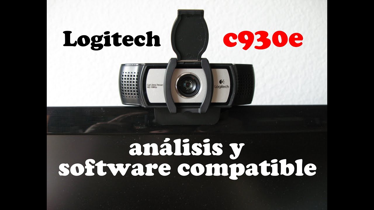 logitech webcam c930e control software